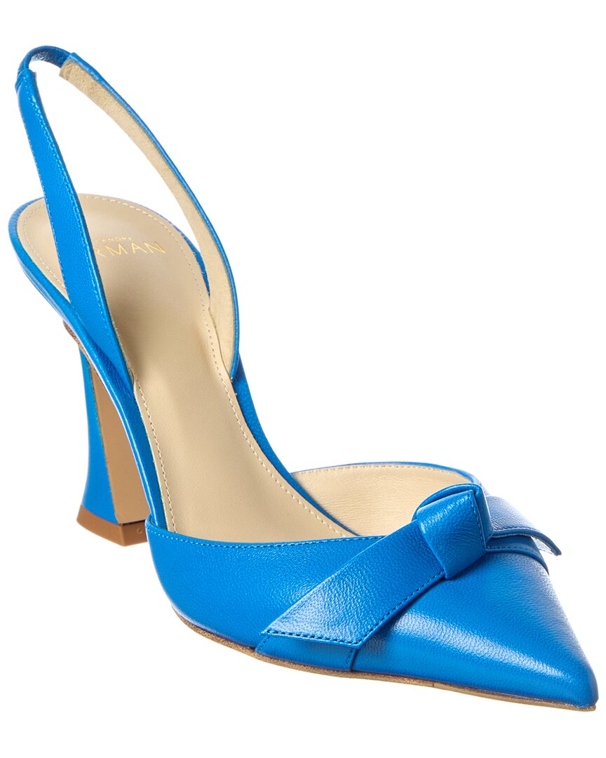 Alexandre Birman  Clarita Bell 85 Leather Slingback Pump