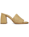 Freda Salvador Rosie Leather Heel Beige