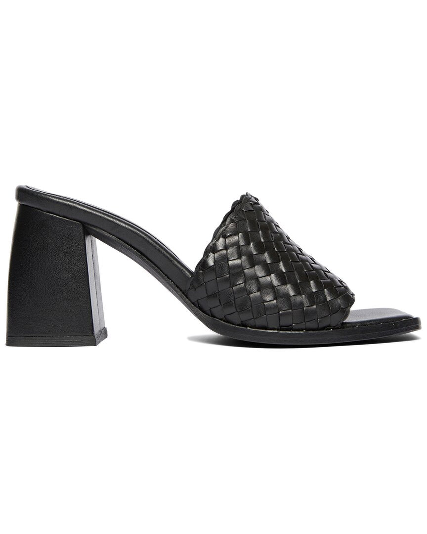 Freda Salvador Rosie Leather Heel Black