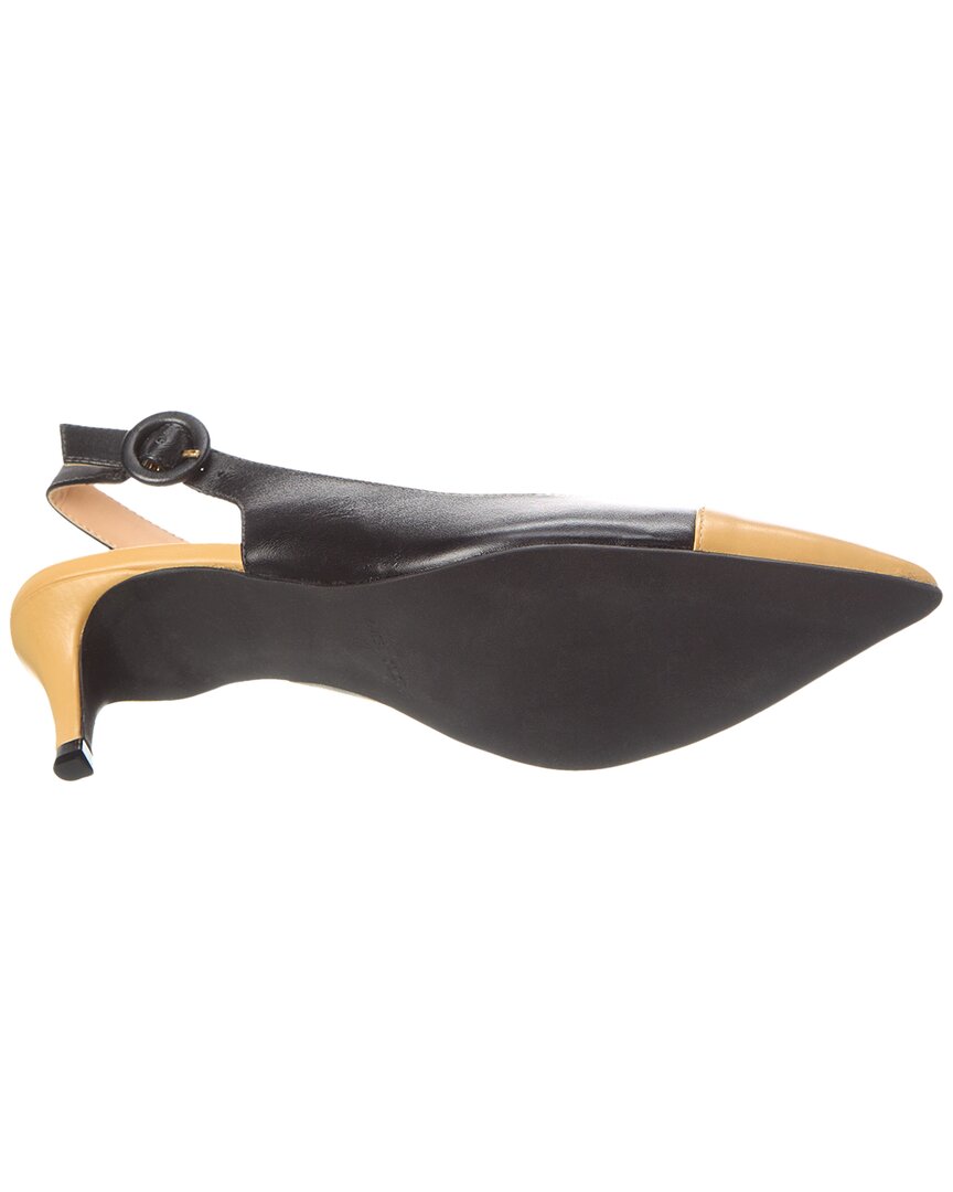 French Sole Skylar Leather Slingback Pump