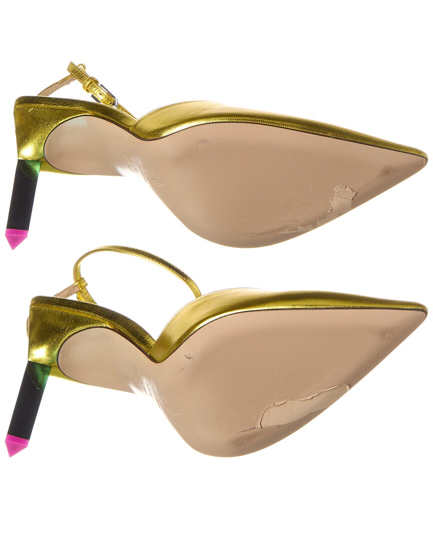 The Attico Perine Leather Pump (   )