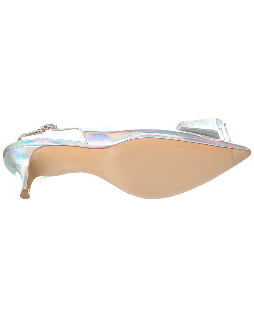 Gianvito Rossi Jaipur 55 Leather Slingback Pump