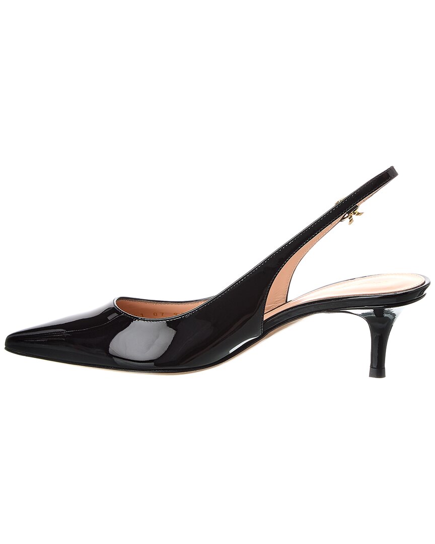 Gianvito Rossi Ribbon Sling 55 Patent Slingback Pump