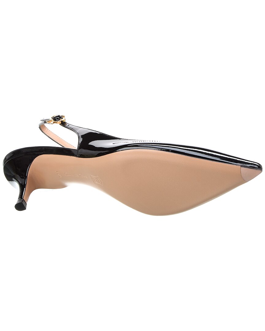 Gianvito Rossi Ribbon Sling 55 Patent Slingback Pump
