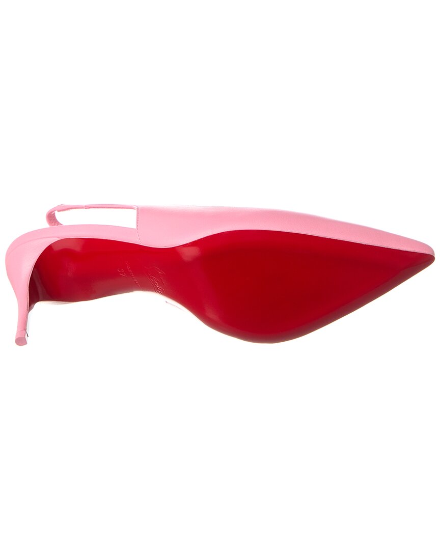 Christian Louboutin Hot Chick Sling 70 Leather Slingback Pump