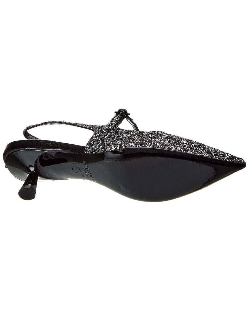 Jimmy Choo Didi 45 Glitter Slingback Pump