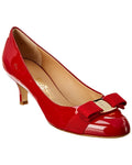 Ferragamo Carla Patent Pump Red 4.5