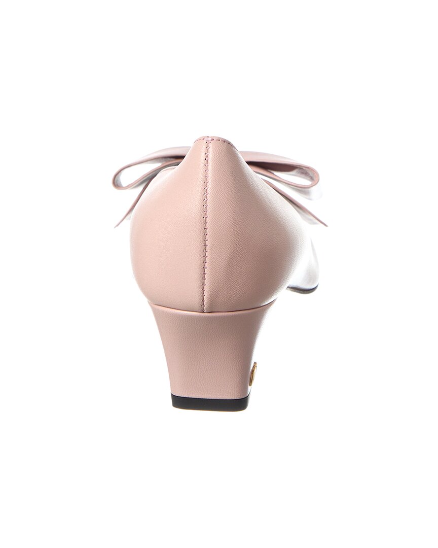 Valentino Bow 45 Leather Pump
