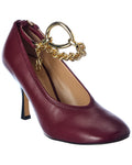 Jw Anderson Chain Leather Pump Red