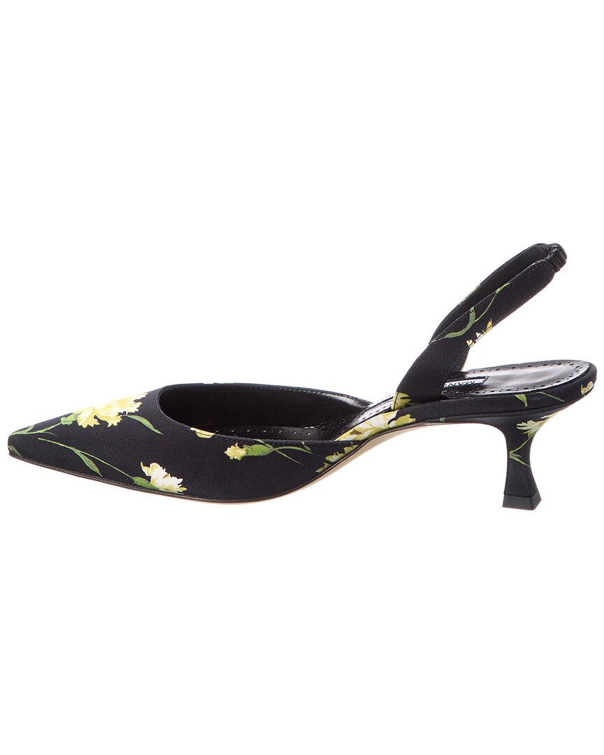 Manolo Blahnik Carolyne 70 Satin Slingback Pump