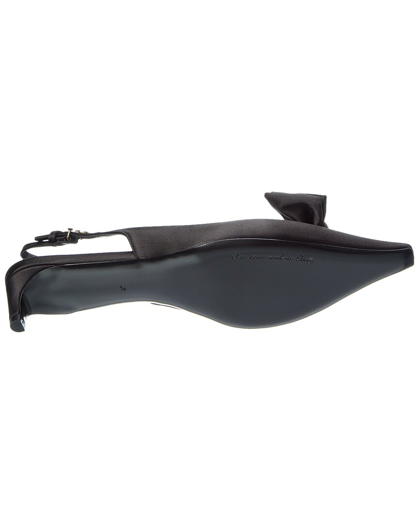 Dolce & Gabbana Dg Logo Satin Slingback Pump