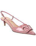 Valentino Vlogo 40 Patent Slingback Pump