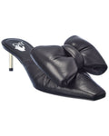 Off-White™ Bow Allen Sabot Leather Pump Black
