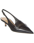 Dior Boy Leather Slingback Pump
