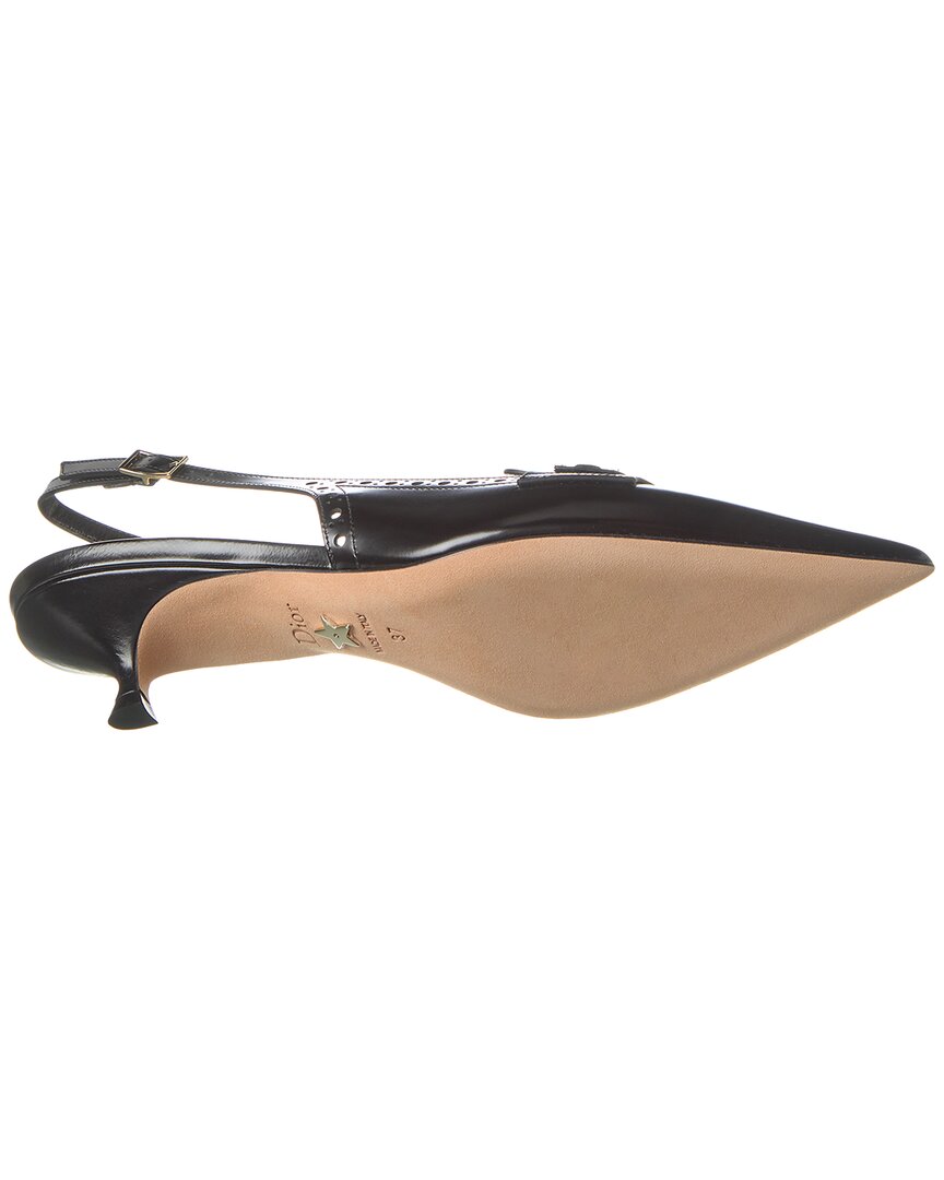 Dior Boy Leather Slingback Pump