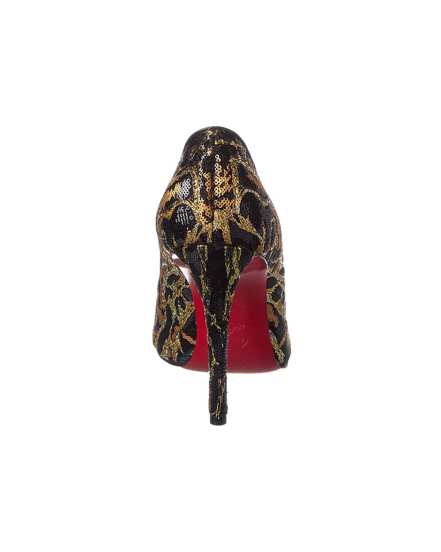 Christian Louboutin Miss Z Ocelot 100 Leather Pump