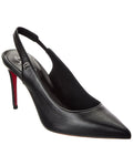 Christian Louboutin Sporty Kate 85 Leather Slingback Pump