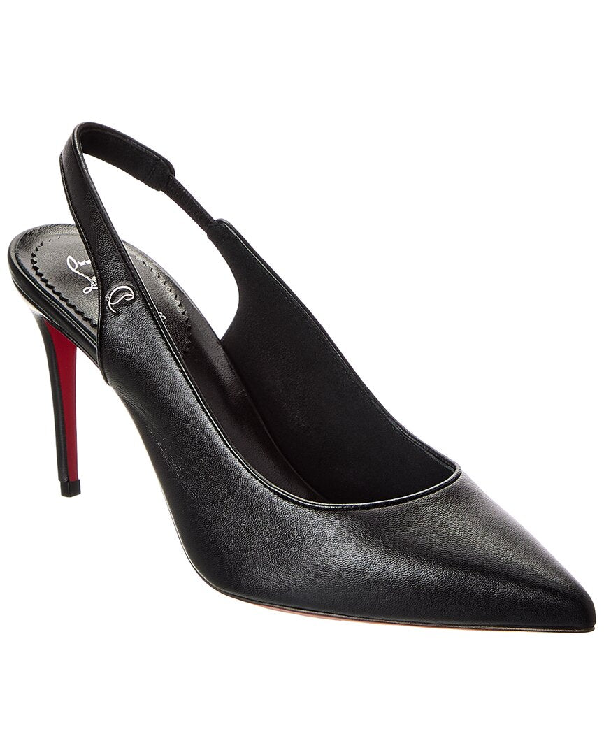 Christian Louboutin Sporty Kate 85 Leather Slingback Pump