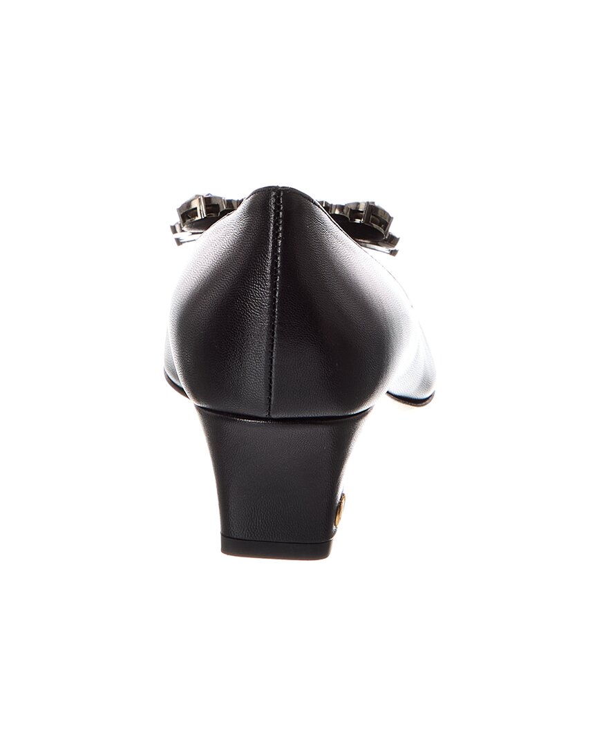 Valentino Bow 45 Leather Pump