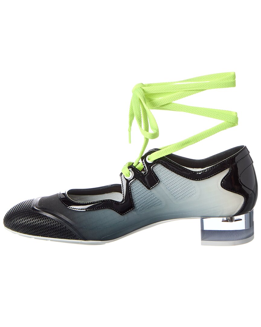 Dior D-Mension Vinyl & Patent Pump
