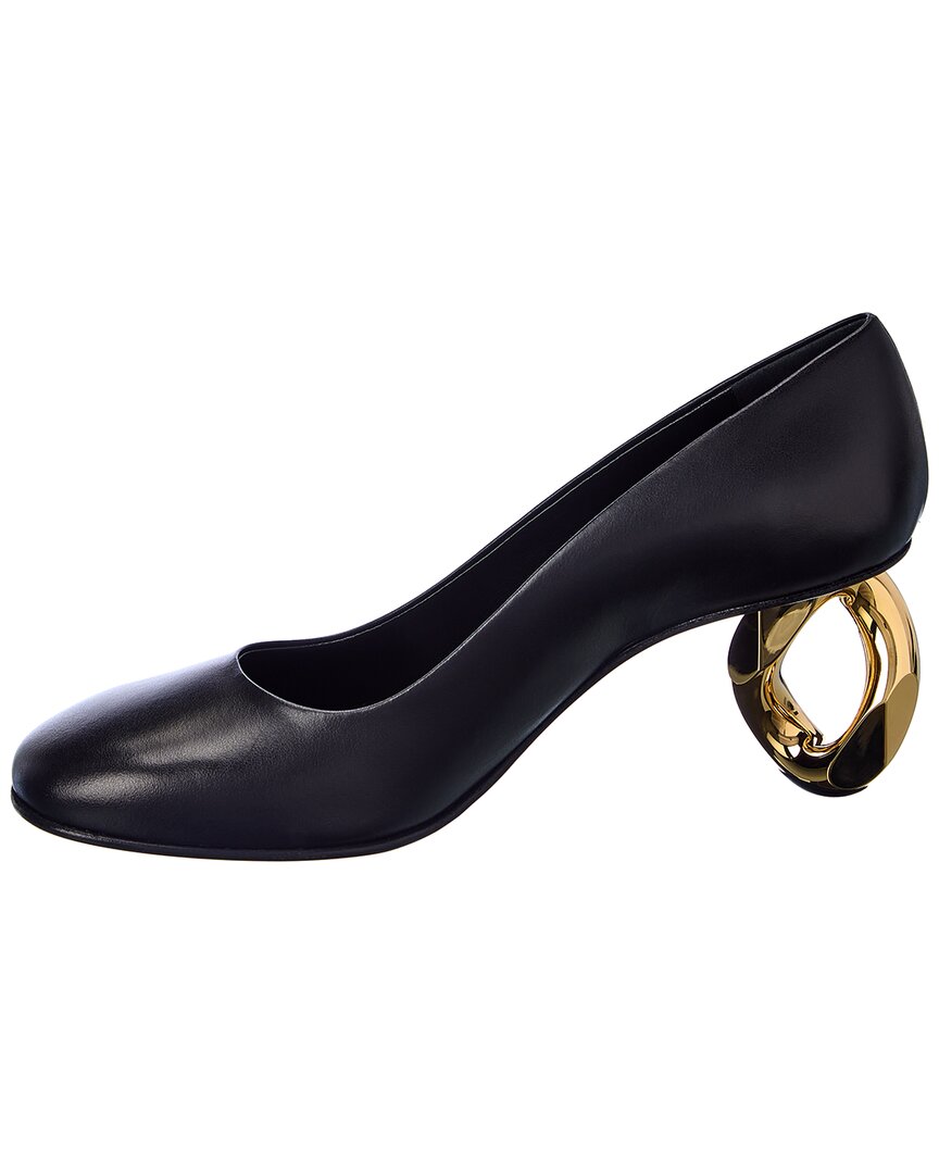 Jw Anderson Chain Detail Leather Pump