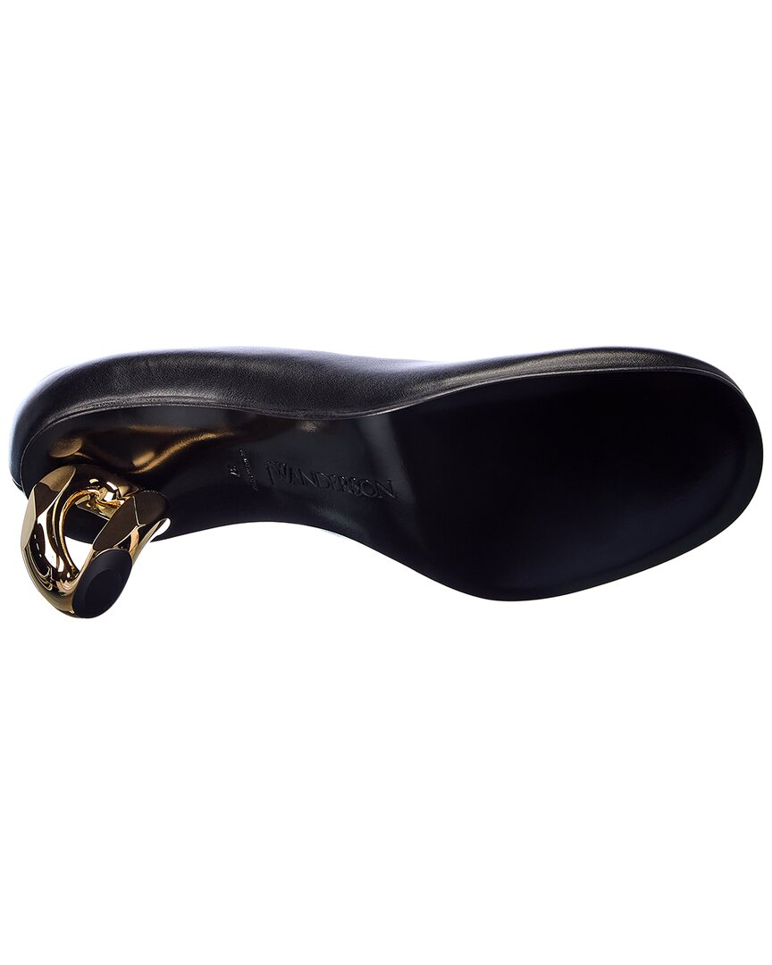 Jw Anderson Chain Detail Leather Pump
