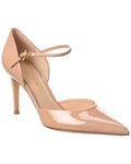 Gianvito Rossi 85 Patent Slingback Pump Brown Multi