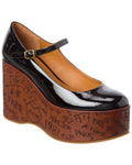 Chloé Maxime Leather Wedge Pump