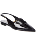 Celine Alma Triomphe Patent Slingback Flat