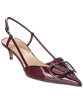 Valentino Vlogo 40 Patent Slingback Pump