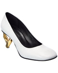 Jw Anderson Chain Link Leather Pump White 37.5