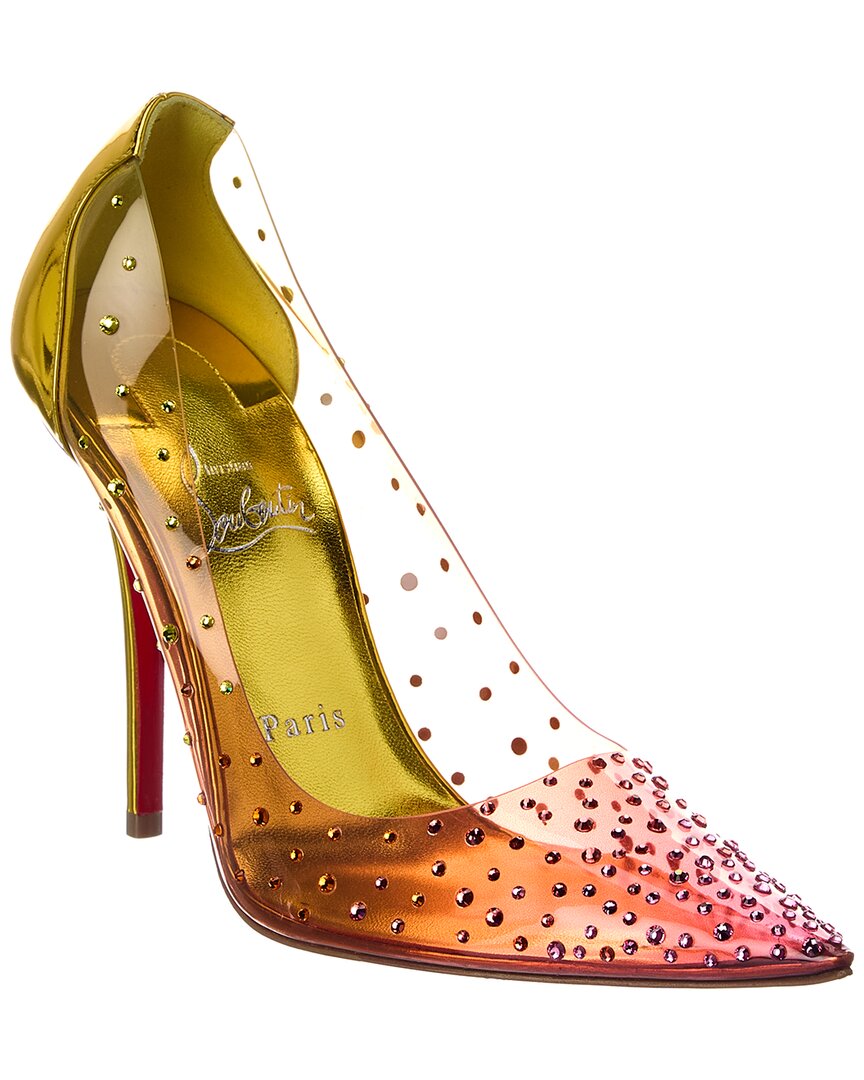 Christian Louboutin Miss Z Degrastrass 100 Vinyl Pump