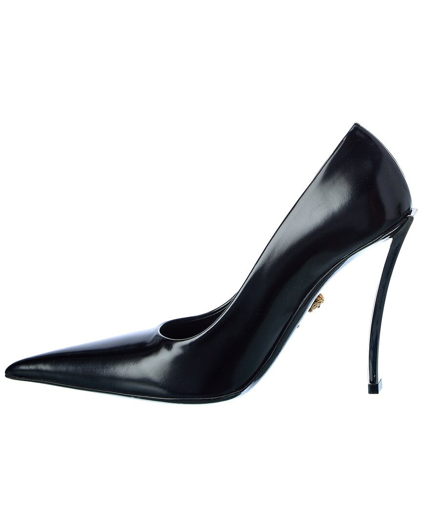 Versace Pin Point Leather Pump