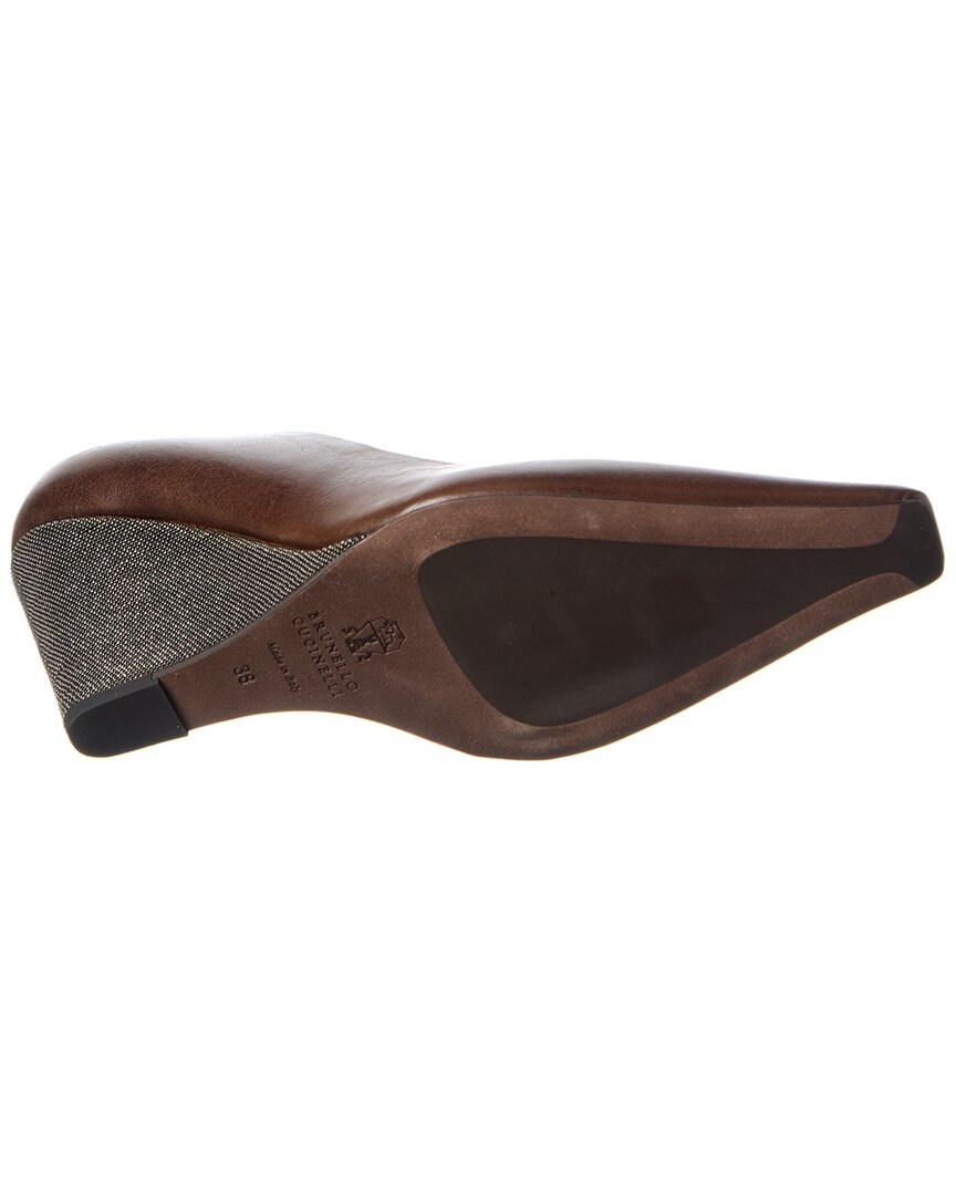 Brunello Cucinelli Leather Pump