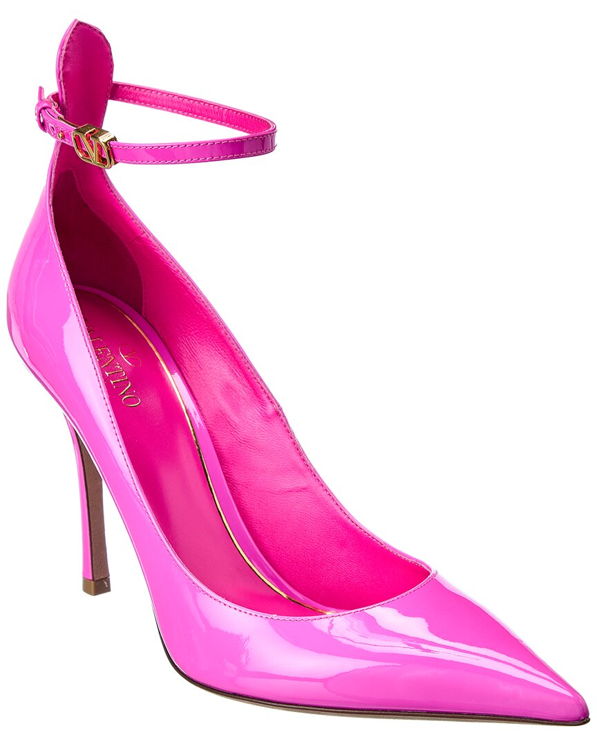 Valentino Vlogo 100 Patent Pump Pink 36