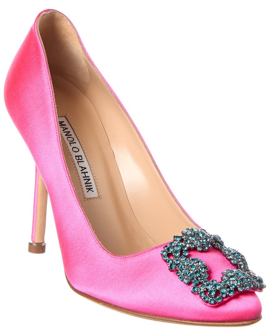 Manolo Blahnik Hangisi 100 Satin Pump