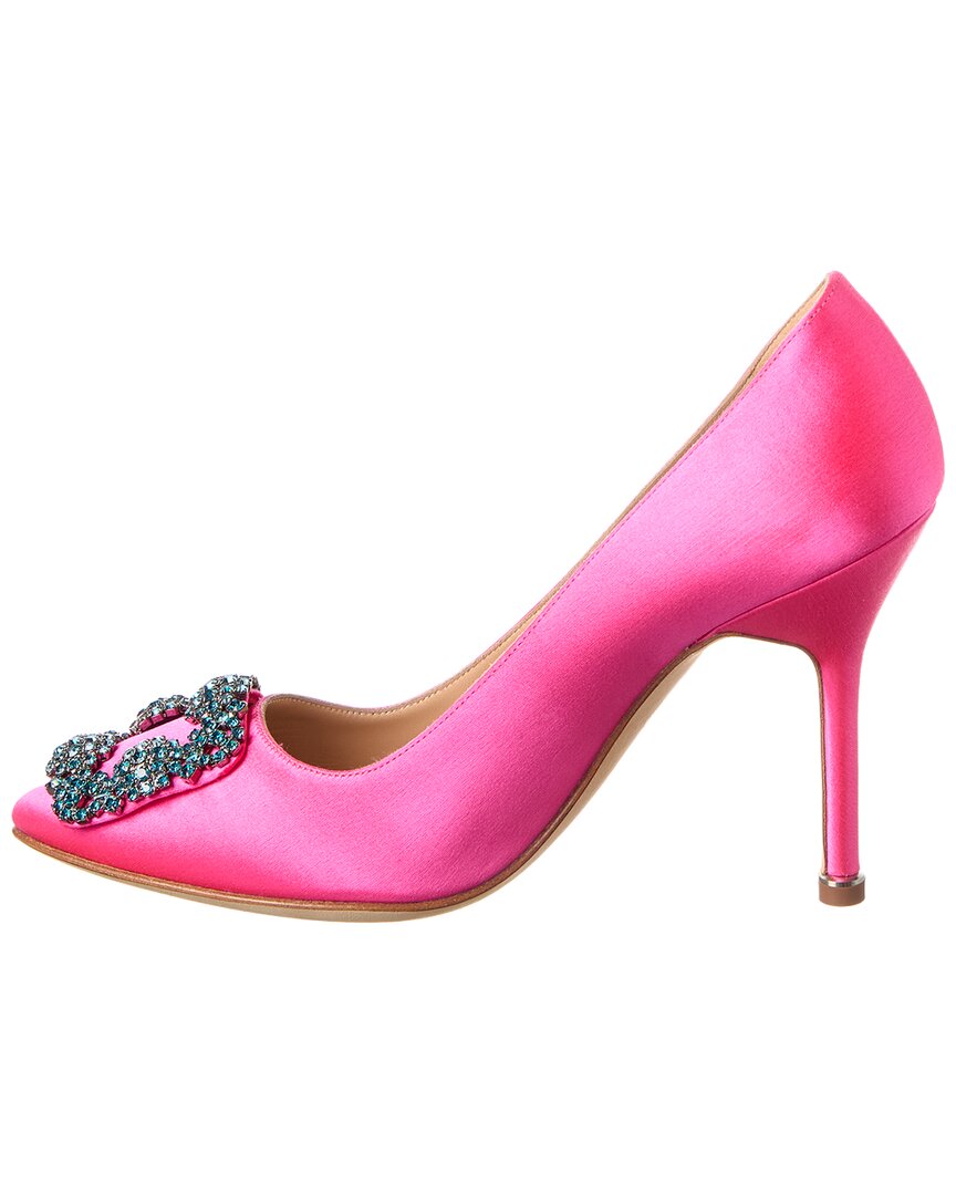 Manolo Blahnik Hangisi 100 Satin Pump