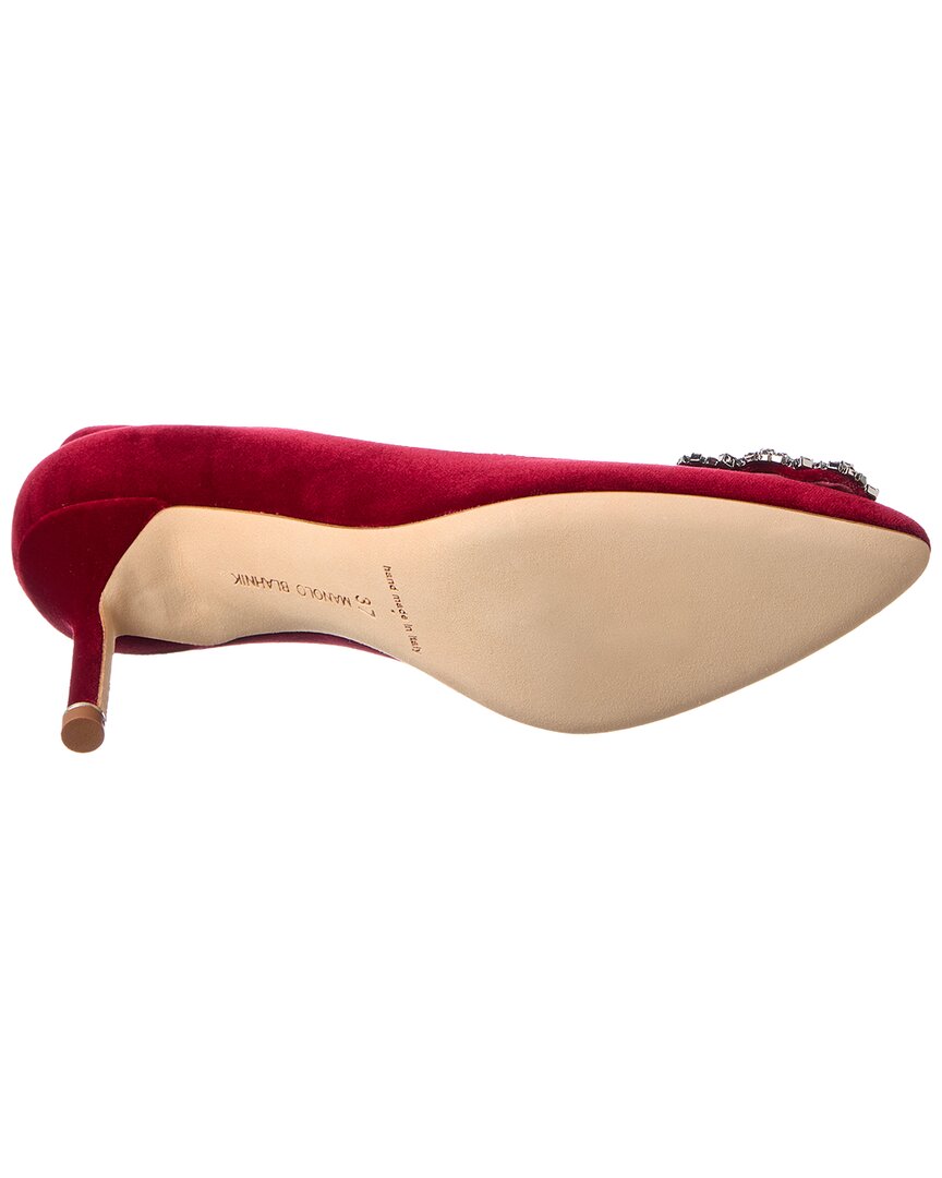 Manolo Blahnik Hangisi 70 Velvet Pump