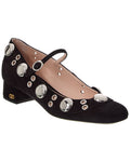 Valentino Nellcote Mary-Jane 30 Suede Pump