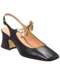 Chloé Charms Leather Pump
