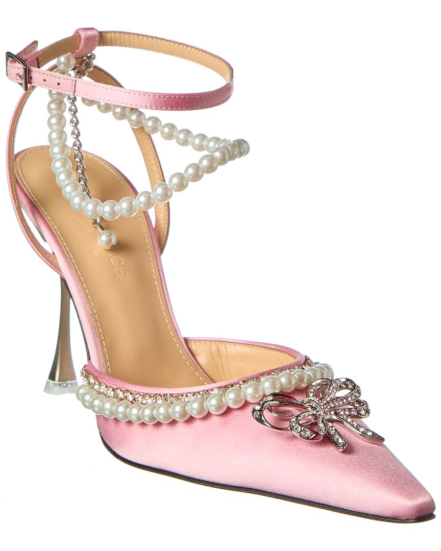 Mach & Mach Sophie Satin Pump Pink 5.5