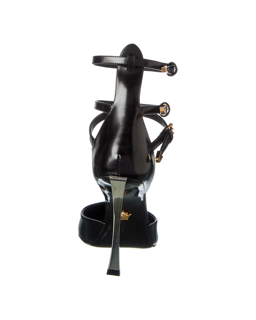 Versace Pin Point Leather Pump