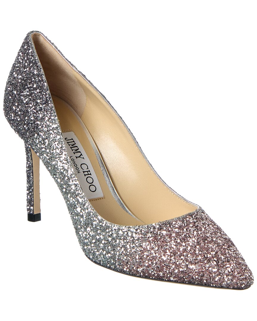 Jimmy Choo Romy 85 Glitter Pump