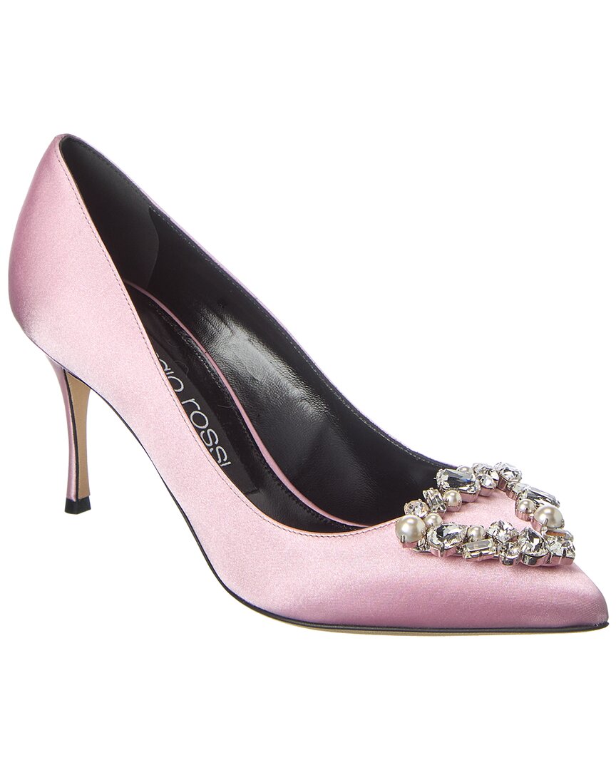 Sergio Rossi Godiva Precious Satin Pump