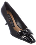 Sergio Rossi Sr Twenty Buckled Leather Pump