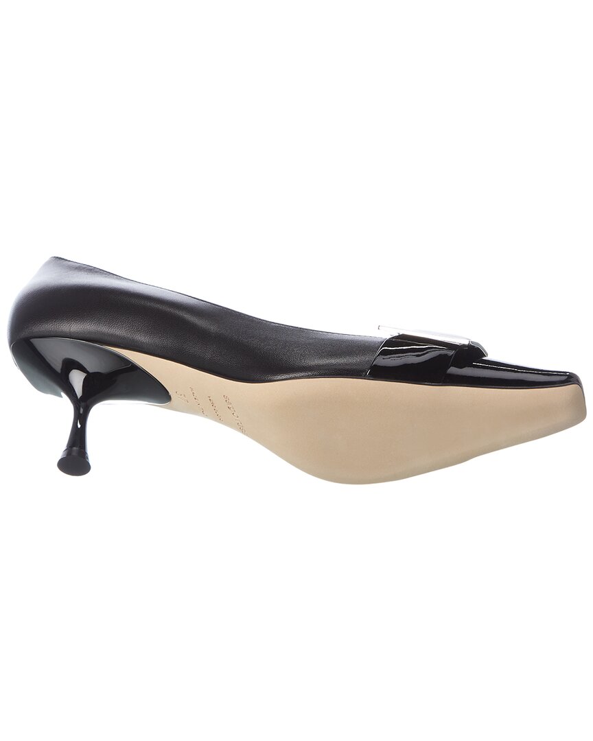 Sergio Rossi Sr Twenty Buckled Leather Pump