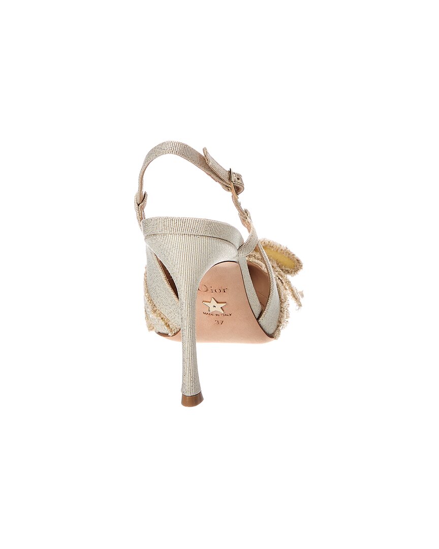 Dior Adiorable Canvas Slingback Pump