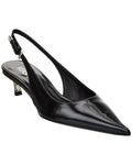 Versace Pin-Point Leather Pump Red