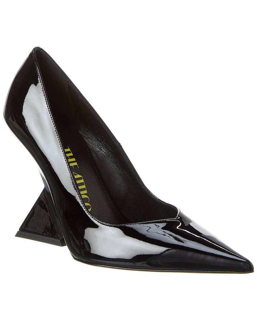 The Attico Cheope Patent Pump Black