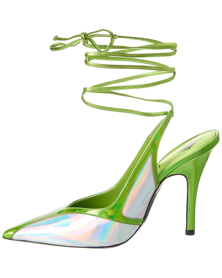 The Attico Ankle Wrap Leather Pump